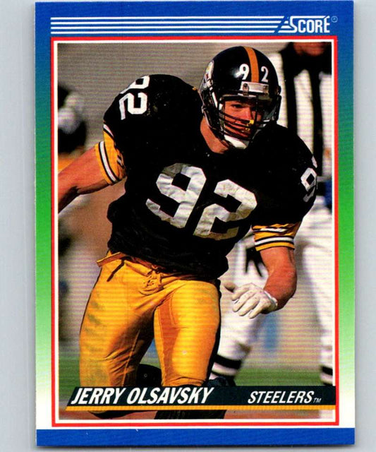 1990 Score #367 Jerry Olsavsky Steelers NFL Football