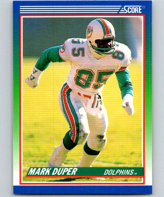 1990 Score #401 Mark Duper Dolphins NFL Football