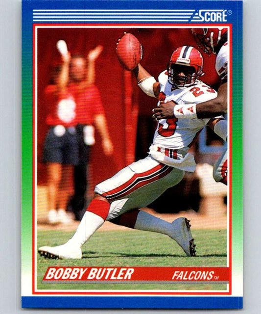 1990 Score #421 Bobby Butler Falcons NFL Football Image 1