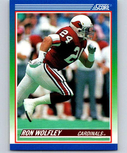 1990 Score #425 Ron Wolfley Cardinals NFL Football Image 1