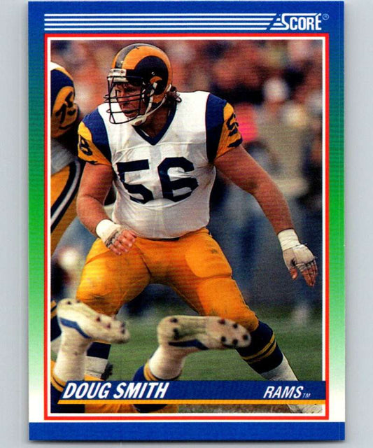 1990 Score #426 Doug Smith LA Rams NFL Football Image 1