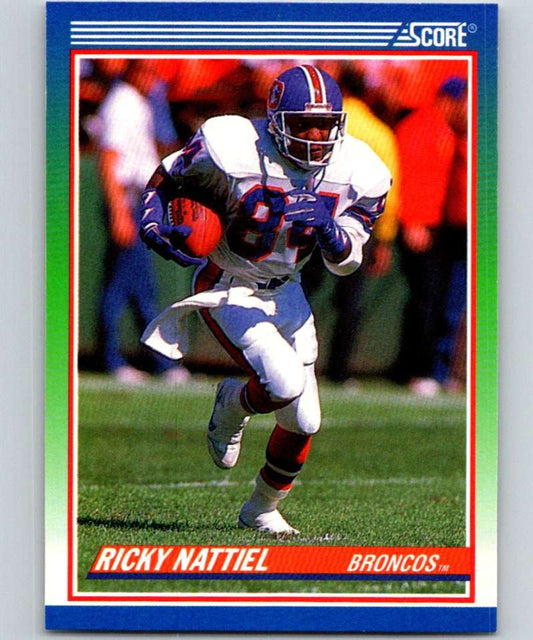 1990 Score #432 Ricky Nattiel Broncos NFL Football Image 1