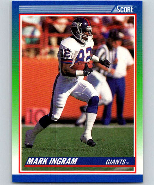 1990 Score #437 Mark Ingram NY Giants NFL Football Image 1