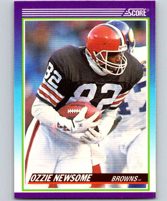 1990 Score #443 Ozzie Newsome Browns NFL Football Image 1