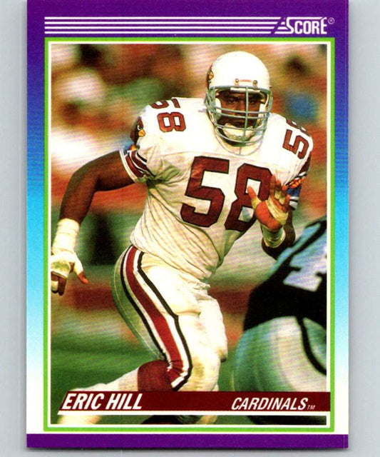 1990 Score #452 Eric Hill Cardinals NFL Football Image 1