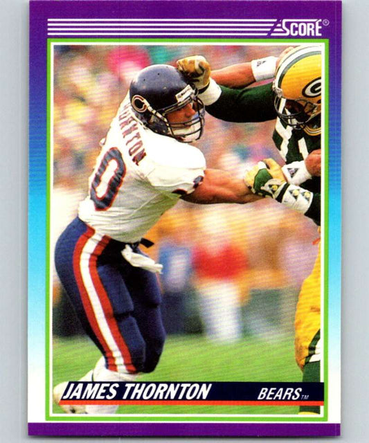 1990 Score #459 James Thornton Bears NFL Football Image 1