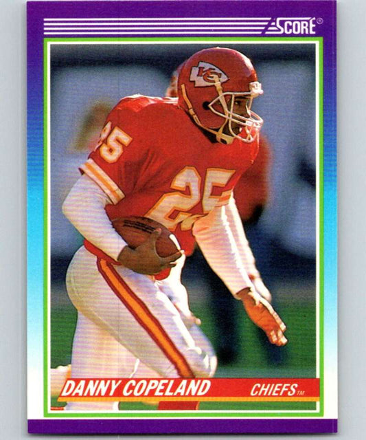 1990 Score #464 Danny Copeland RC Rookie Chiefs NFL Football Image 1