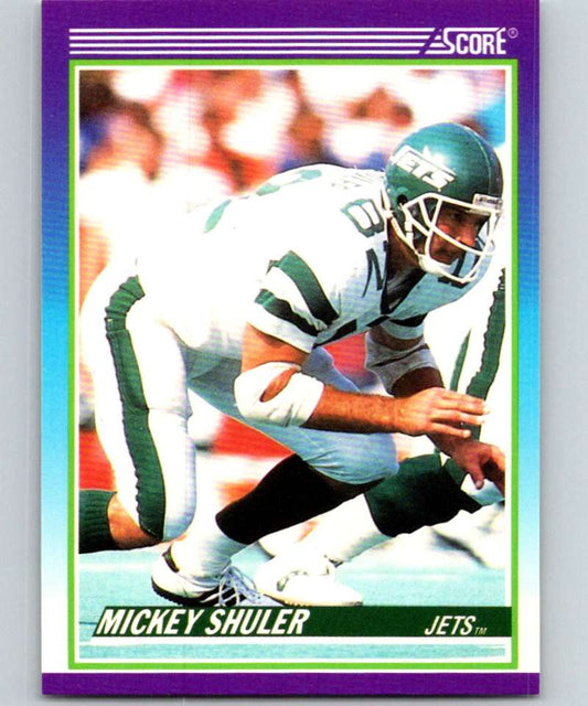 1990 Score #467 Mickey Shuler NY Jets NFL Football Image 1