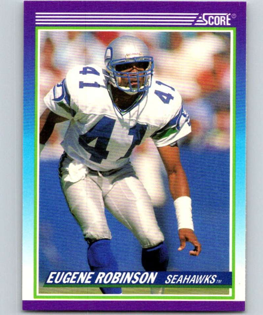 1990 Score #483 Eugene Robinson Seahawks NFL Football Image 1