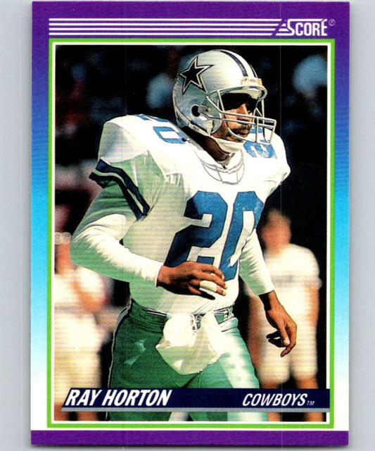 1990 Score #484 Ray Horton Cowboys NFL Football Image 1