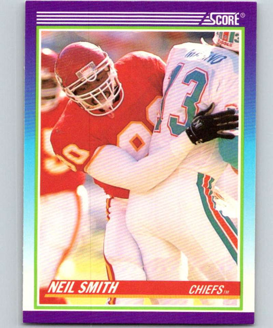 1990 Score #507 Neil Smith Chiefs NFL Football