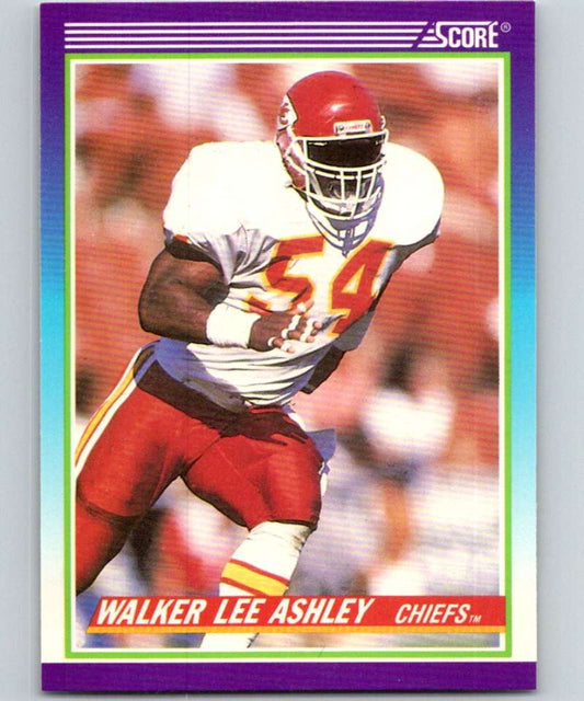1990 Score #511 Walker Lee Ashley Chiefs NFL Football