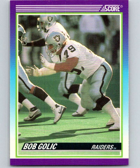 1990 Score #512 Bob Golic LA Raiders NFL Football