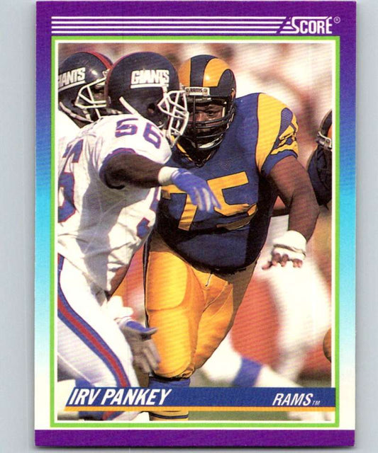 1990 Score #519 Irv Pankey LA Rams NFL Football