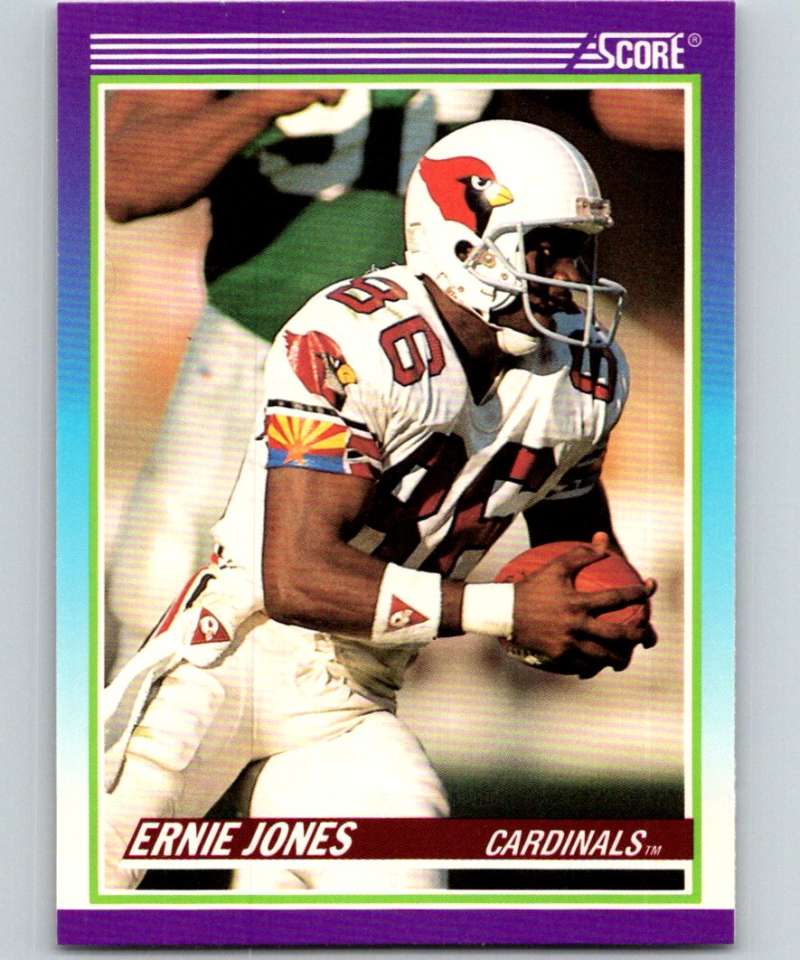 1990 Score #526 Ernie Jones RC Rookie Cardinals NFL Football Image 1