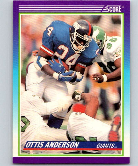 1990 Score #531 Ottis Anderson NY Giants NFL Football Image 1