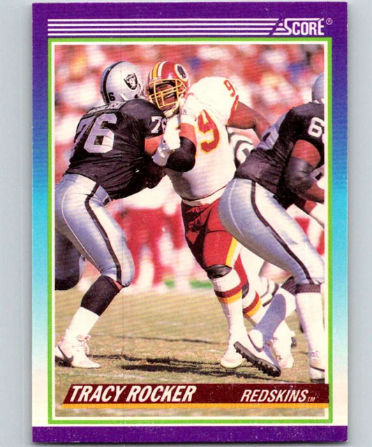 1990 Score #550 Tracy Rocker Redskins NFL Football Image 1