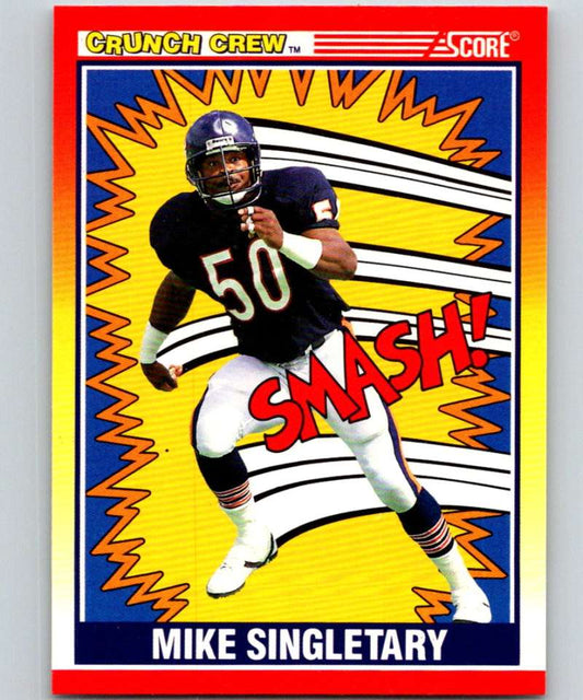 1990 Score #554 Mike Singletary Bears NFL Football