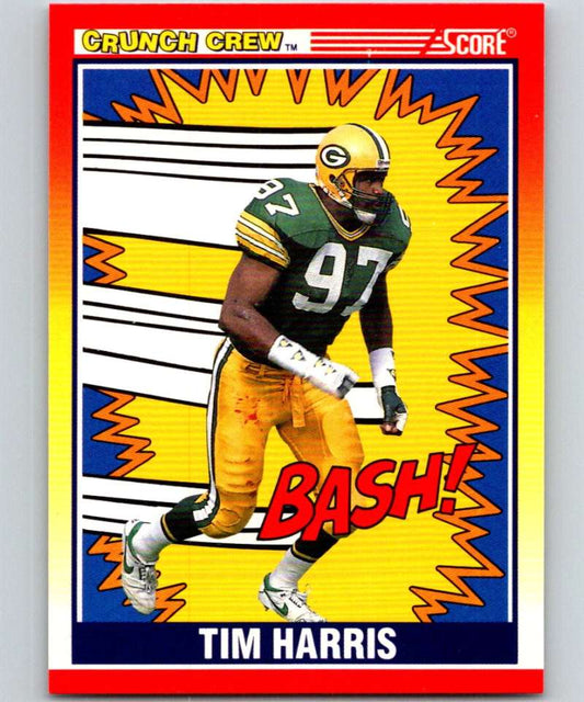 1990 Score #555 Tim Harris Packers NFL Football Image 1