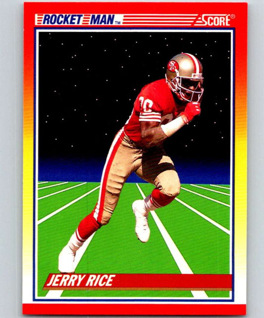 1990 Score #556 Jerry Rice 49ers NFL Football