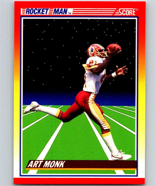 1990 Score #557 Art Monk Redskins NFL Football Image 1