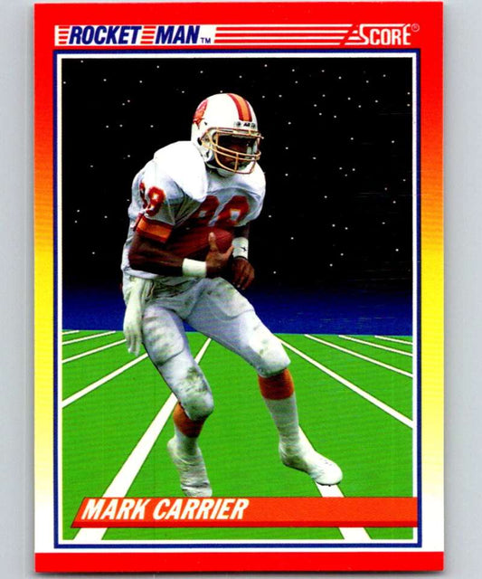 1990 Score #558 Mark Carrier Buccaneers NFL Football Image 1