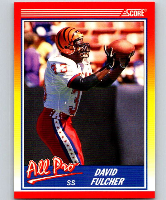 1990 Score #565 David Fulcher Bengals NFL Football Image 1