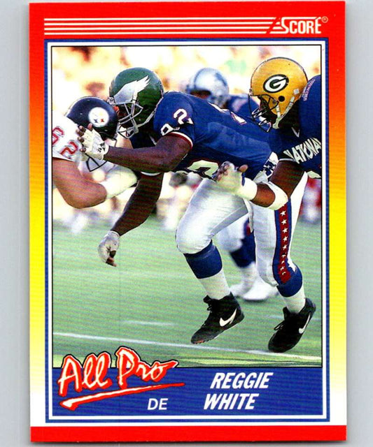 1990 Score #574 Reggie White Eagles NFL Football Image 1