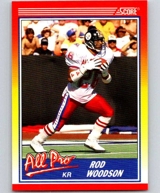 1990 Score #577 Rod Woodson Steelers NFL Football Image 1