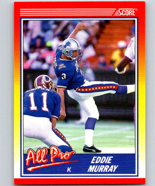 1990 Score #579 Eddie Murray Lions NFL Football Image 1