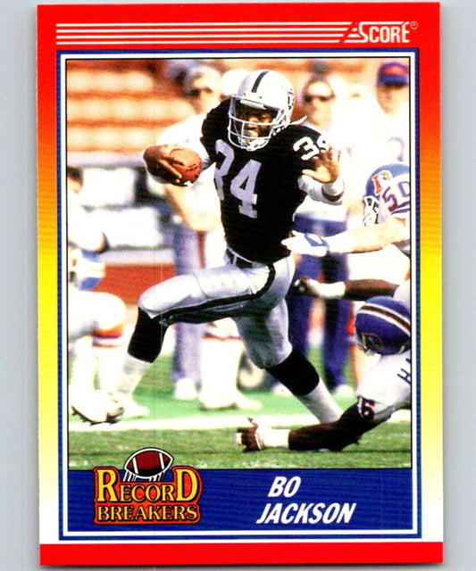 1990 Score #591 Bo Jackson LA Raiders NFL Football