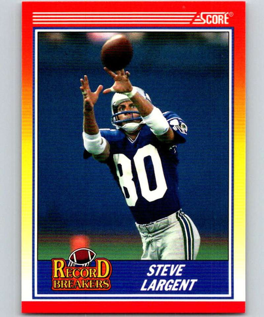 1990 Score #592 Steve Largent Seahawks NFL Football