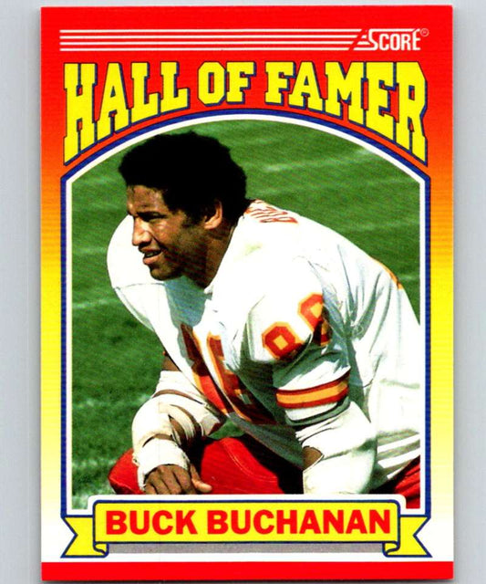 1990 Score #600 Buck Buchanan Chiefs NFL Football
