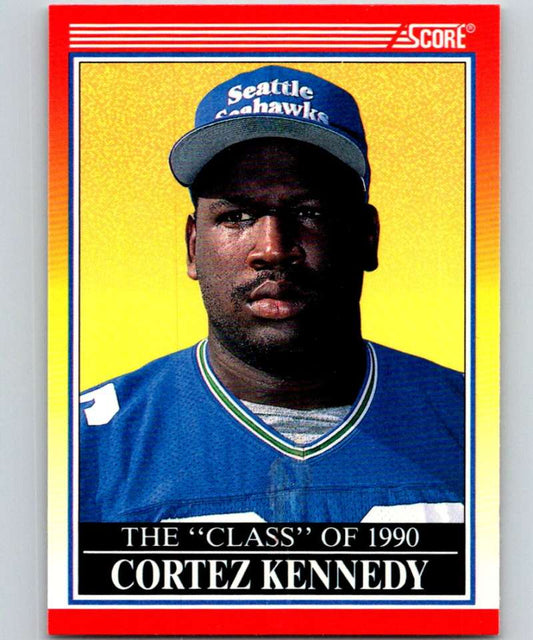 1990 Score #616 Cortez Kennedy Seahawks NFL Football Image 1