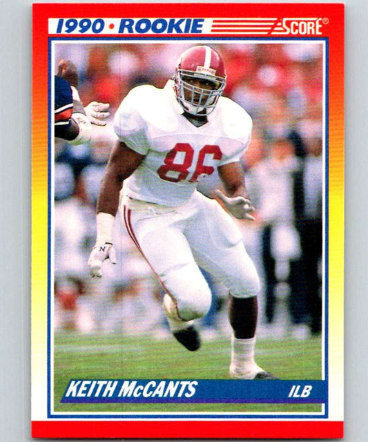 1990 Score #622 Keith McCants RC Rookie Buccaneers NFL Football