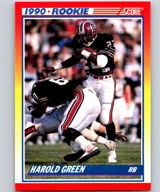 1990 Score #628 Harold Green RC Rookie Bengals NFL Football