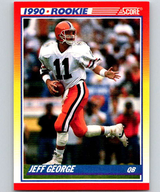 1990 Score #634 Jeff George RC Rookie Colts NFL Football Image 1