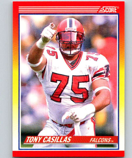 1990 Score #658 Tony Casillas Falcons NFL Football Image 1