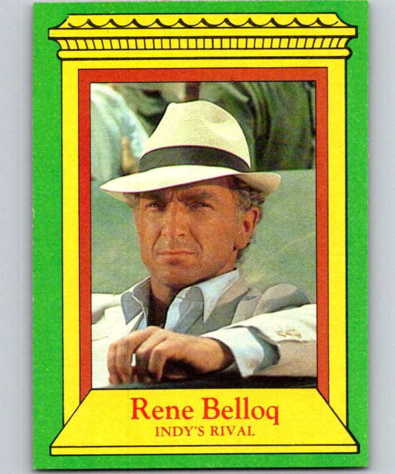 1981 Topps Raiders Of The Lost Ark #4 Rene Belloq Image 1