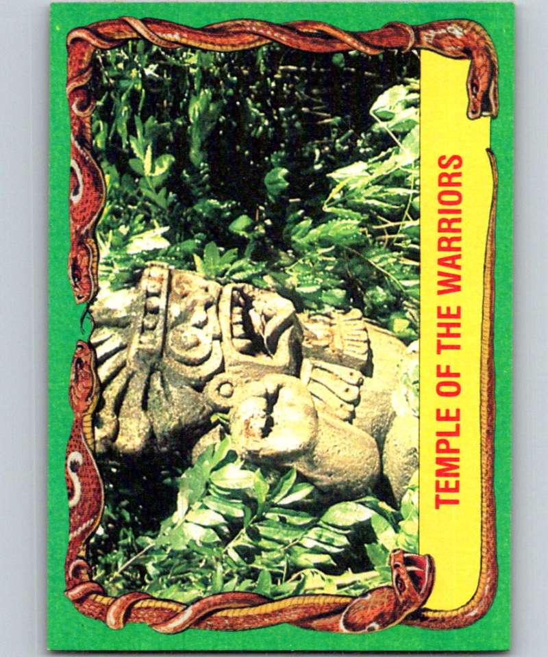 1981 Topps Raiders Of The Lost Ark #7 Temple Of The Warriors