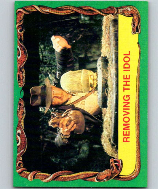 1981 Topps Raiders Of The Lost Ark #10 Removing The Idol