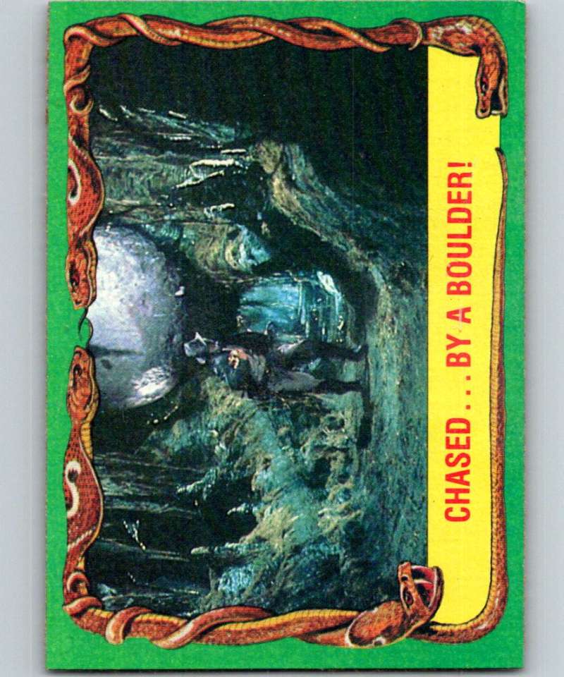 1981 Topps Raiders Of The Lost Ark #12 Chased...By A Boulder!