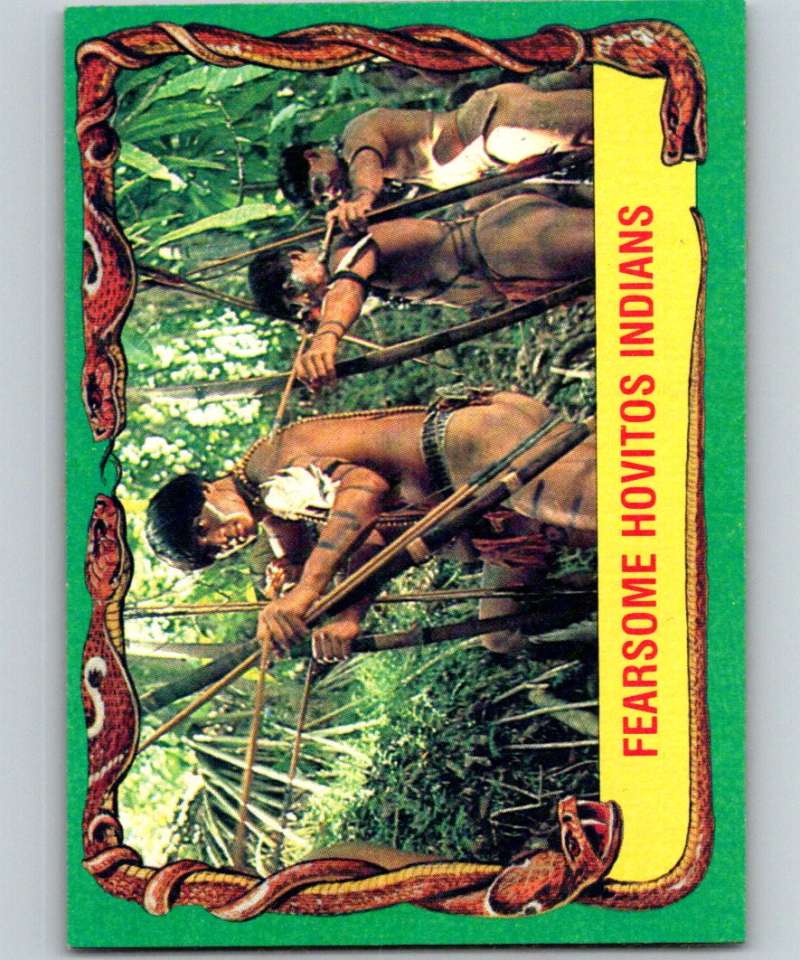 1981 Topps Raiders Of The Lost Ark #13 Fearsome Hovitos Indians Image 1