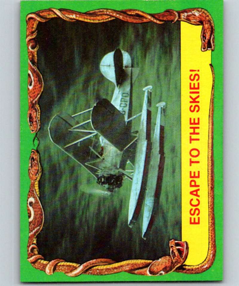 1981 Topps Raiders Of The Lost Ark #16 Escape To The Skies! Image 1