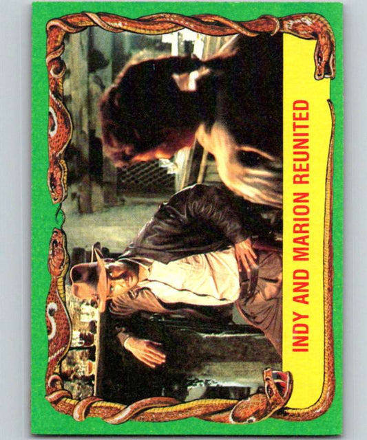 1981 Topps Raiders Of The Lost Ark #22 Indy And Marion Reunited