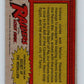 1981 Topps Raiders Of The Lost Ark #33 Fleeing The Blazing Inferno! Image 2