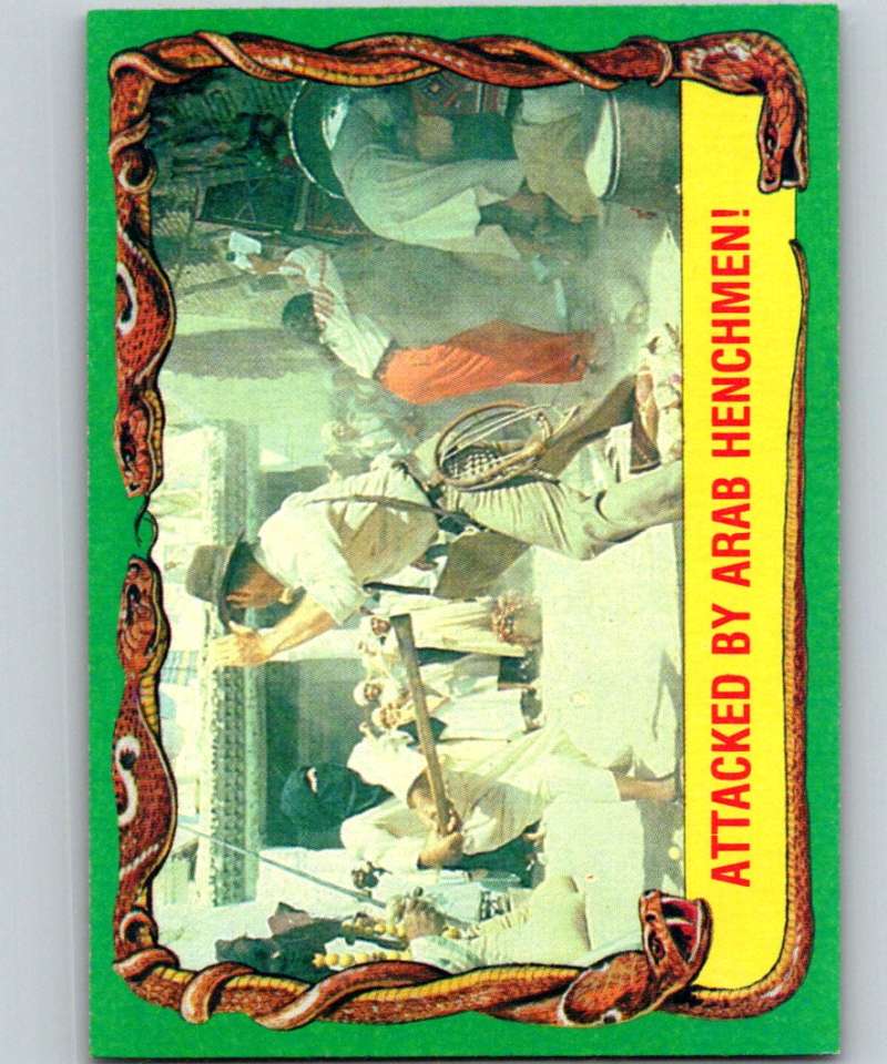 1981 Topps Raiders Of The Lost Ark #35 Attacked By Arab Henchmen! Image 1