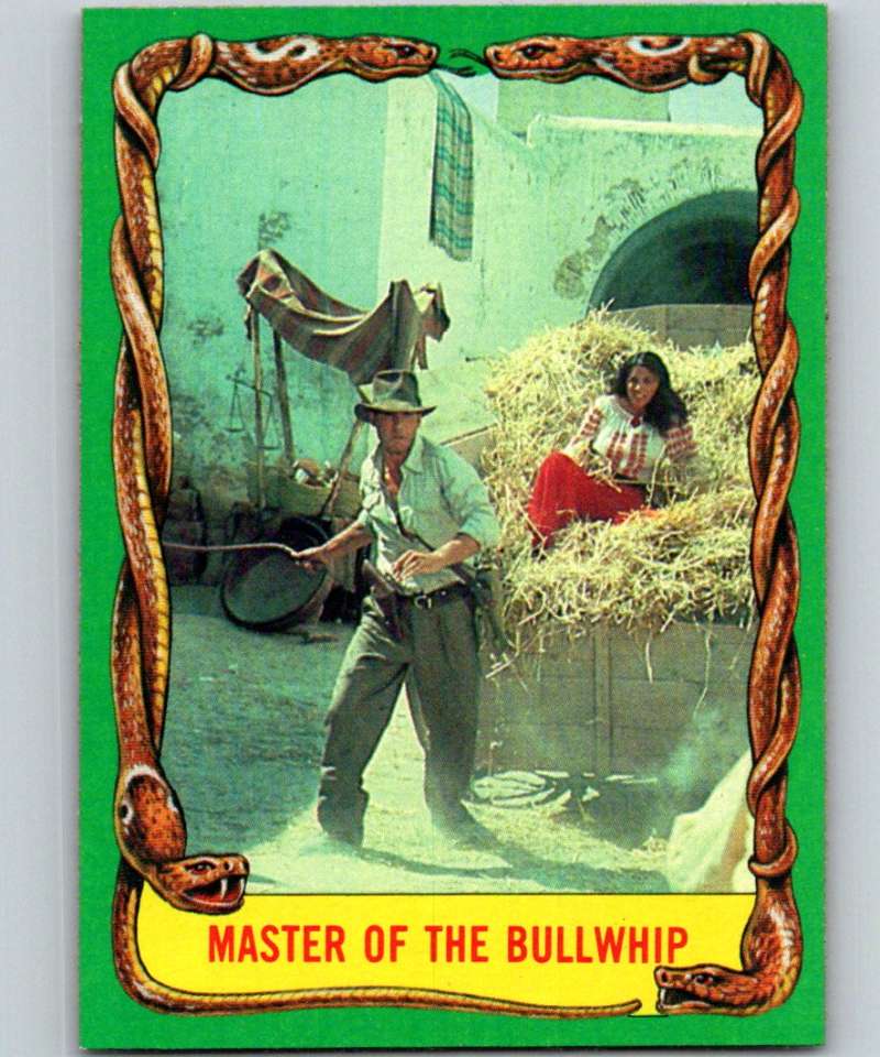 1981 Topps Raiders Of The Lost Ark #37 Master of the Bullwhip