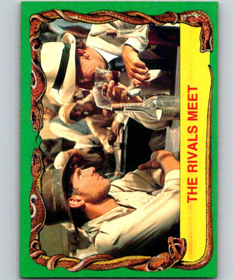 1981 Topps Raiders Of The Lost Ark #40 The Rivals Meet Image 1