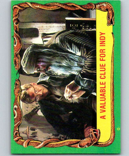 1981 Topps Raiders Of The Lost Ark #41 A Valuable Clue For Indy Image 1